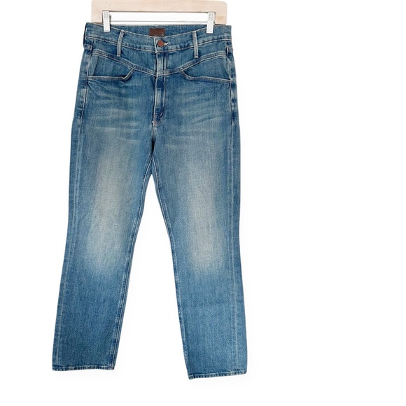 MOTHER • Dazzler Yoke Front Ankle Jean - Wander Dust - Picture 2 of 14